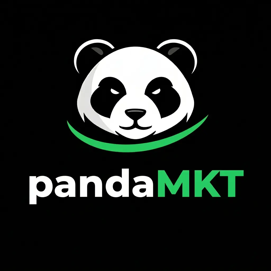 Logotipo agencia de marketing pandamkt